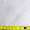 Premium hotel bedding / satin poly cotton king size comforter bedding set / bed sheet sets